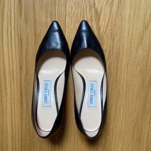 Jimmy Choo Romy 60mm Black Leather